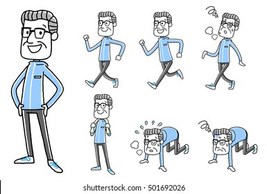 Sports: senior male set variations