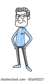 Sports: senior man wearing a sportswear