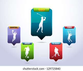 Sports Set Apps Vector Icon