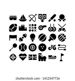 Sports set icon 30 vector