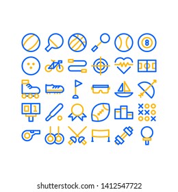 Sports set icon 30 vector