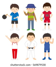 Sports set man 02