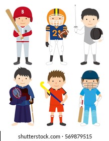 Sports set man 03