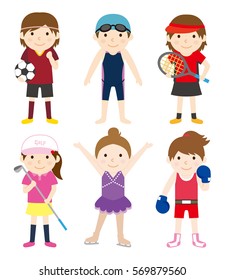 Sports set woman 01