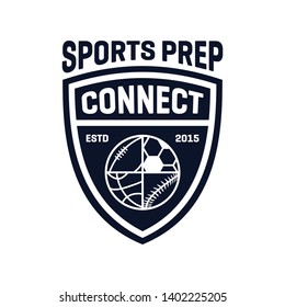 sports shield logo your company