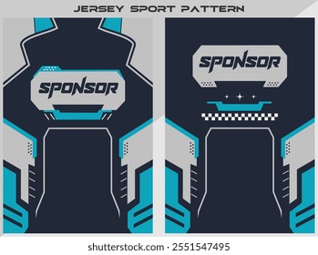 Design de camisa de esportes pronto para imprimir Camisa de futebol para sublimação