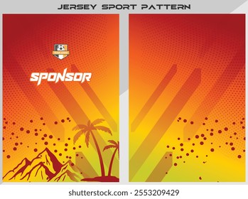 Sports shirt design ready to print Football shirt for sublimation