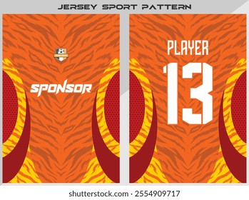 Sports shirt design ready to print Football shirt for sublimation
