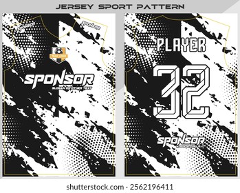 Sports shirt design ready to print - Football shirt for sublimation