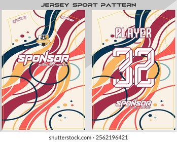 Sports shirt design ready to print - Football shirt for sublimation