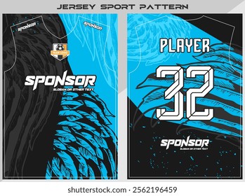 Sports shirt design ready to print - Football shirt for sublimation