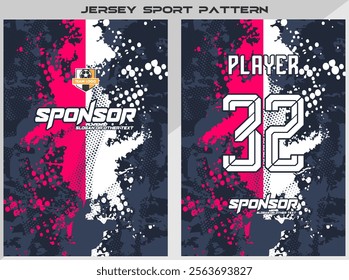 Sports shirt design ready to print - for sublimation