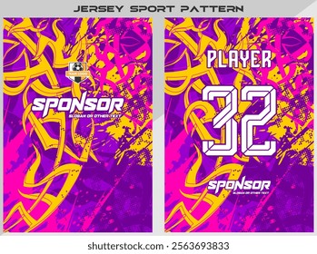 Sports shirt design ready to print - for sublimation