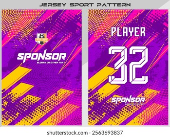 Sports shirt design ready to print - for sublimation