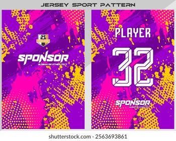 Sports shirt design ready to print - for sublimation