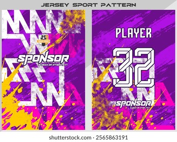 Sports shirt design ready to print - Jersey shirt Design for sublimation