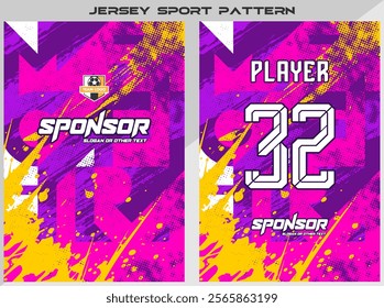 Sports shirt design ready to print - Jersey shirt Design for sublimation