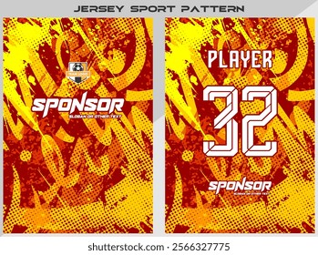 Sports shirt design ready to print - for sublimation