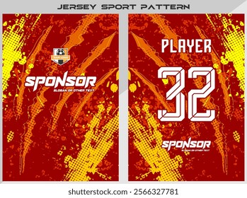 Sports shirt design ready to print - for sublimation