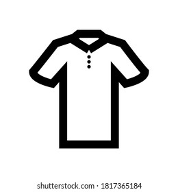 Sports shirt icon  with outline style. Vector for your web design
