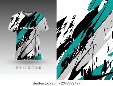 sports shirt vector design, soccer jersey mockup uniform front view
