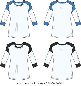 Sports shirt vector template pattern