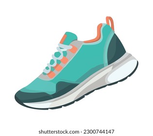 sports shoe for activity lifestyle icon isolated