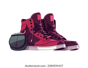 Sports shoe fashion design vector illustration icon isolated