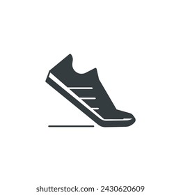 Sports shoe icon, vector illustration