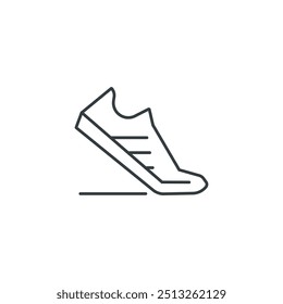 Sports shoe icon, vector illustration