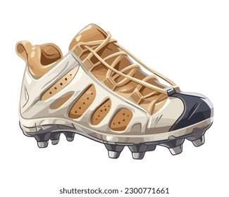 Sports shoe isolated on white background icon isolated