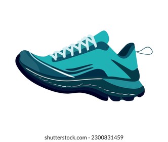 sports shoe symbolizes modern athletic activity icon isolated