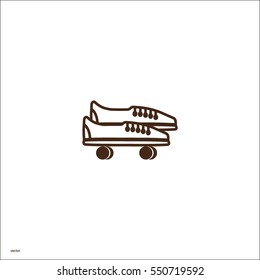 sports shoes, icon