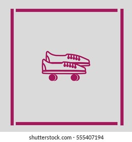 sports shoes, icon