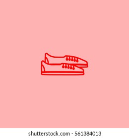 sports shoes, icon