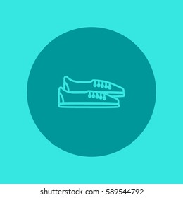 sports shoes, icon