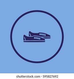 sports shoes, icon