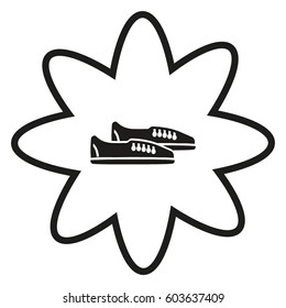 sports shoes, icon