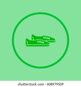 sports shoes, icon
