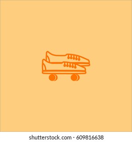 sports shoes, icon