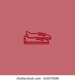 sports shoes, icon