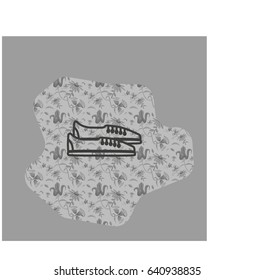 sports shoes, icon