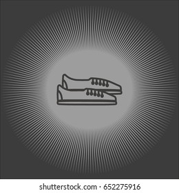 sports shoes, icon