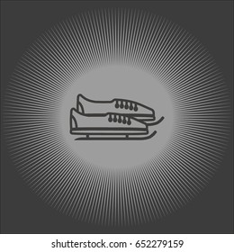 sports shoes, icon