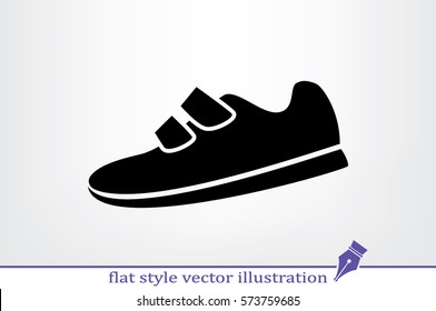 sports shoes icon vector illustration eps10.