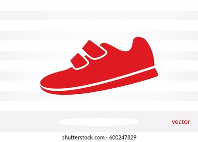 sports shoes icon vector illustration eps10.