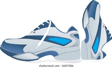 Sports shoes using in sports	