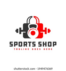 sports shop modern logo design