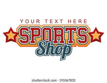 Sports Shop Sign