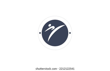 Sports sign vector. Icon design template illustration